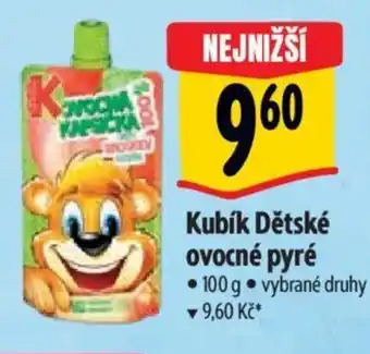 Albert Kubík Dětské ovocné pyré nabídka