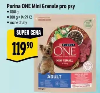 Albert Purina ONE Mini Granule pro psy nabídka