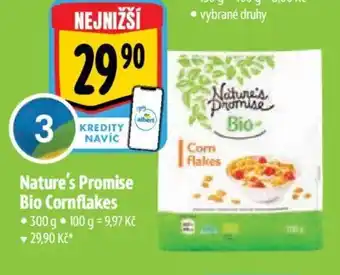 Albert Nature's Promise Bio Cornflakes nabídka