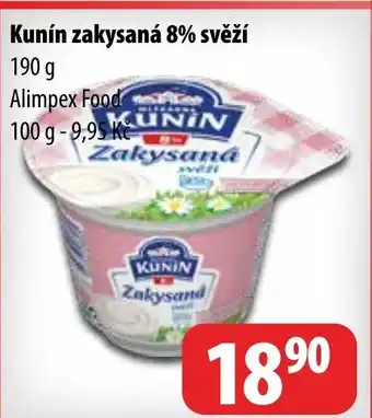 Partner Maloobchodní síť Kunín zakysaná 8% svěží nabídka