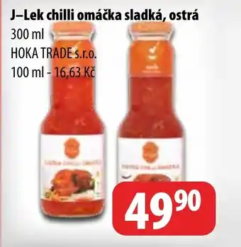 Partner Maloobchodní síť J-Lek chilli omáčka sladká, ostrá nabídka