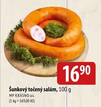 Šunkový točený salám, 100 g