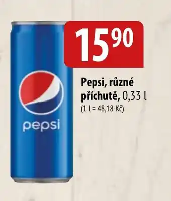 Bala Pepsi, různé příchutě, 0,33 L nabídka