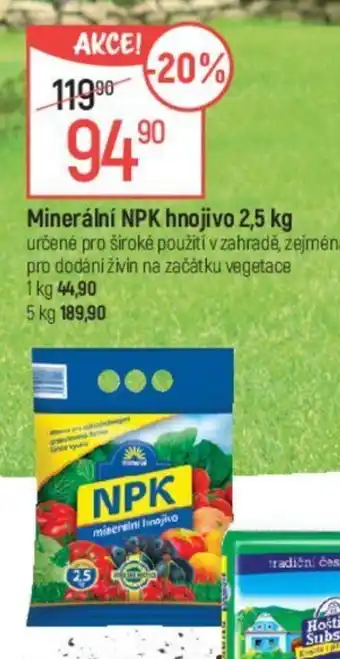 Globus Minerální NPK hnojivo 2,5 kg nabídka