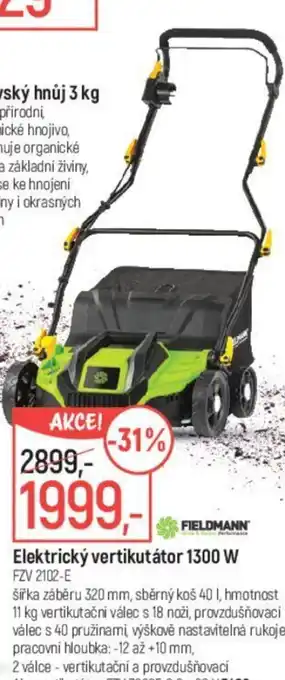 Globus Elektrický vertikutátor 1300 W nabídka