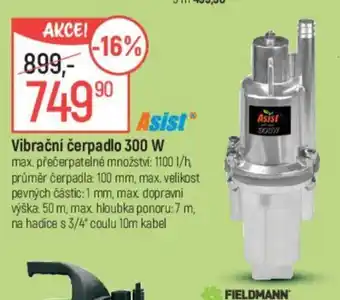 Vibrační čerpadlo 300 W