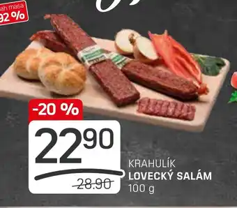 Flop KRAHULÍK LOVECKÝ SALÁM 100 g nabídka