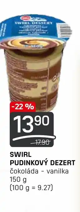 Flop SWIRL PUDINKOVÝ DEZERT nabídka