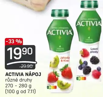 Flop ACTIVIA NÁPOJ nabídka