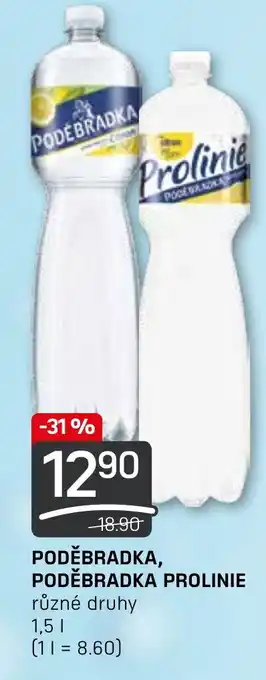 Flop PODĚBRADKA, PODĚBRADKA PROLINIE 1.5L nabídka