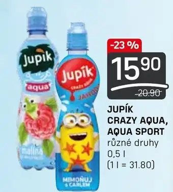 Flop JUPÍK CRAZY AQUA, AQUA SPORT 0.5L nabídka