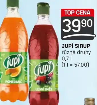 Flop JUPÍ SIRUP 0.7L nabídka