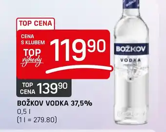 Flop BOŽKOV VODKA 37,5% 0.5L nabídka