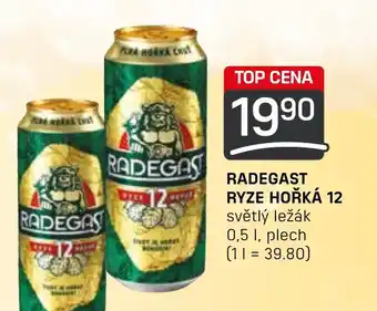 Flop RADEGAST RYZE HOŘKÁ 12 0.5L nabídka