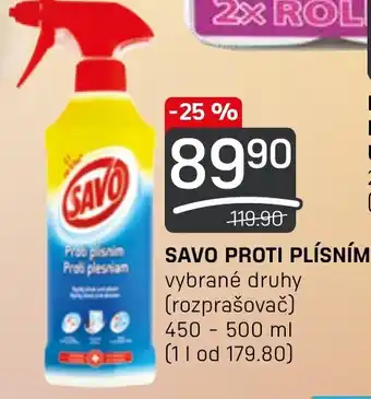 Flop SAVO PROTI PLÍSNÍM nabídka