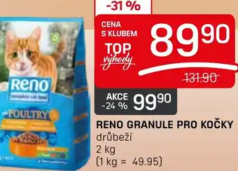 Flop RENO GRANULE PRO KOČKY nabídka