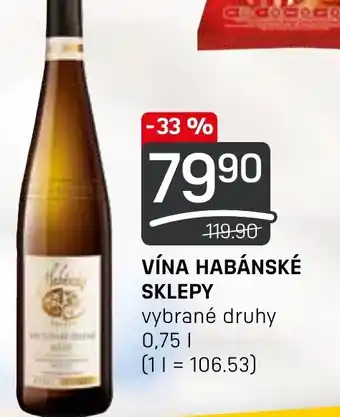 Flop VÍNA HABÁNSKÉ SKLEPY 0.75L nabídka