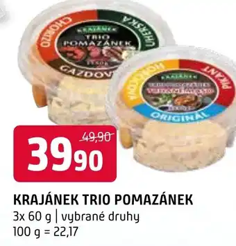 Terno KRAJÁNEK TRIO POMAZÁNEK nabídka