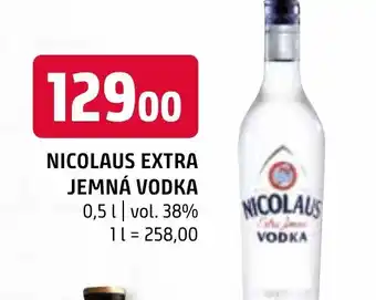Terno NICOLAUS EXTRA JEMNÁ VODKA 0.5L nabídka