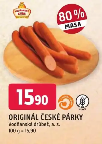 Trefa ORIGINÁL ČESKÉ PÁRKY nabídka