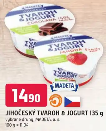 Trefa JIHOČESKÝ TVAROH & JOGURT 135 g nabídka