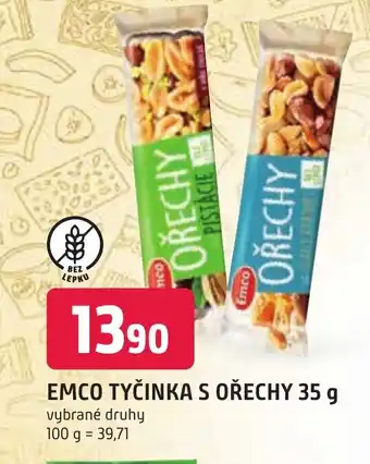 Trefa EMCO TYČINKA S OŘECHY 35 g nabídka