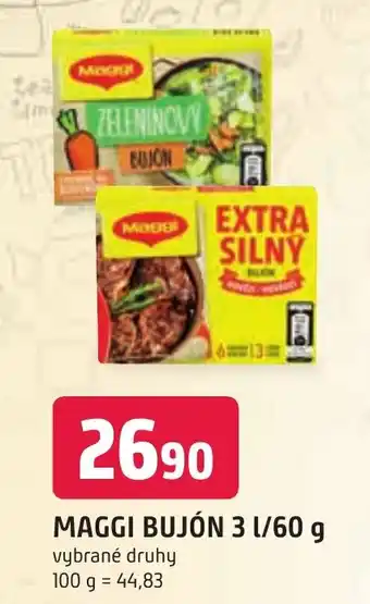 Trefa MAGGI BUJÓN 3 l/60 g nabídka