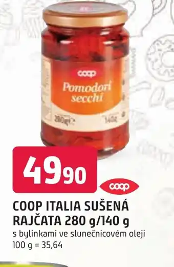 Trefa COOP ITALIA SUŠENÁ RAJČATA 280 g/140 g nabídka