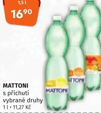 Trefa MATTONI 1.5L nabídka