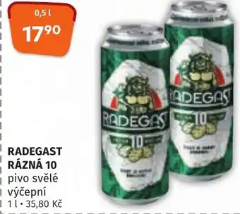 Trefa RADEGAST RÁZNÁ 10 0.5L nabídka