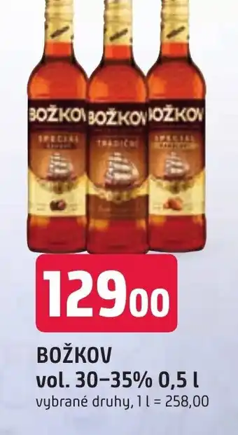 Trefa BOŽKOV vol. 30-35% 0,5 L nabídka