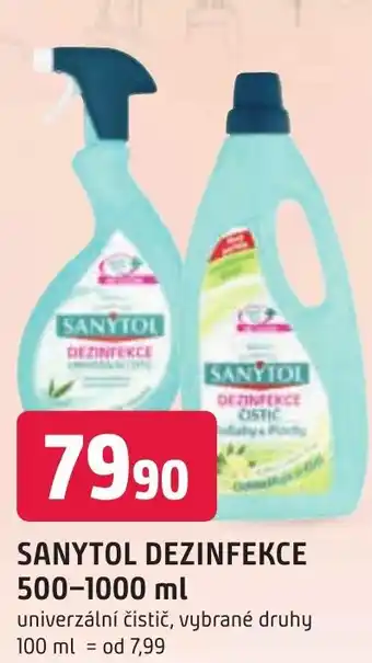 SANYTOL DEZINFEKCE 500-1000 ml