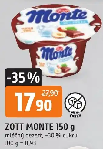 Trefa ZOTT MONTE 150 g nabídka
