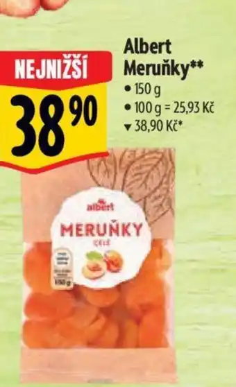 Albert Albert Meruňky nabídka