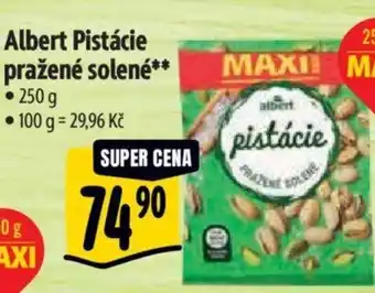 Albert Albert Pistácie pražené solené nabídka