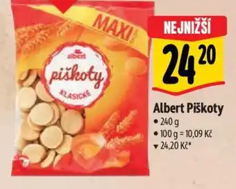 Albert Albert Piškoty nabídka