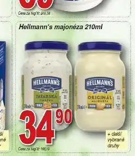 Hruška Hellmann's majonéza nabídka