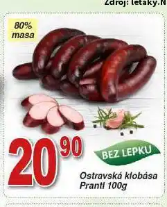 Hruška Ostravská klobása nabídka