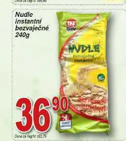 Hruška Nudle instantní nabídka