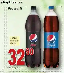 Hruška Pepsi nabídka
