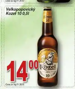 Hruška Pivo velkopopovický kozel nabídka