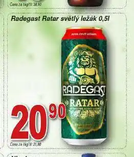 Hruška Pivo radegast nabídka