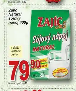Zajíc sójový nápoj