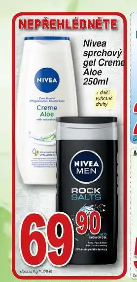 Hruška Nivea sprchový gel nabídka