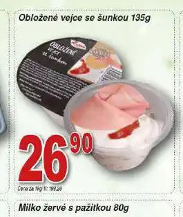 Hruška Obložené vejce se šunkou nabídka