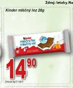 Hruška Kinder mléčný řez nabídka