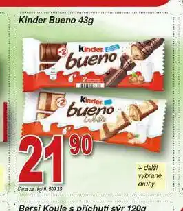 Hruška Kinder bueno nabídka