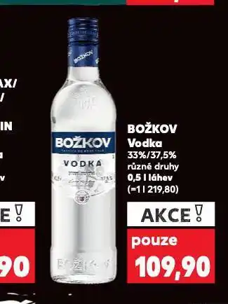 Kaufland Božkov vodka nabídka