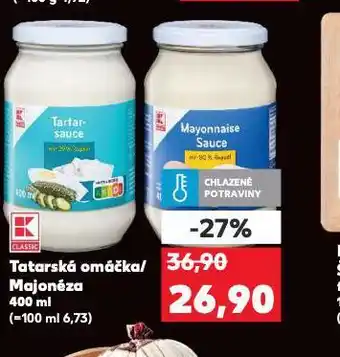 Kaufland Tatarská omáčka nabídka