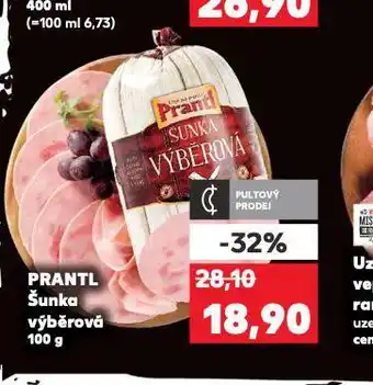 Kaufland Prantl šunka výběrová nabídka
